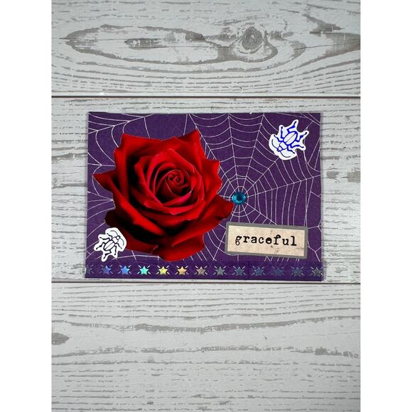 5" x 7" Mixed Media Collage OOAK Handmade Art By Kat Sanders - Love Yourself - Picture 3 of 3